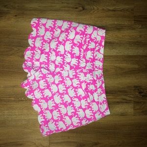 Lilly Pulitzer Pink Elephant Buttercup Shorts